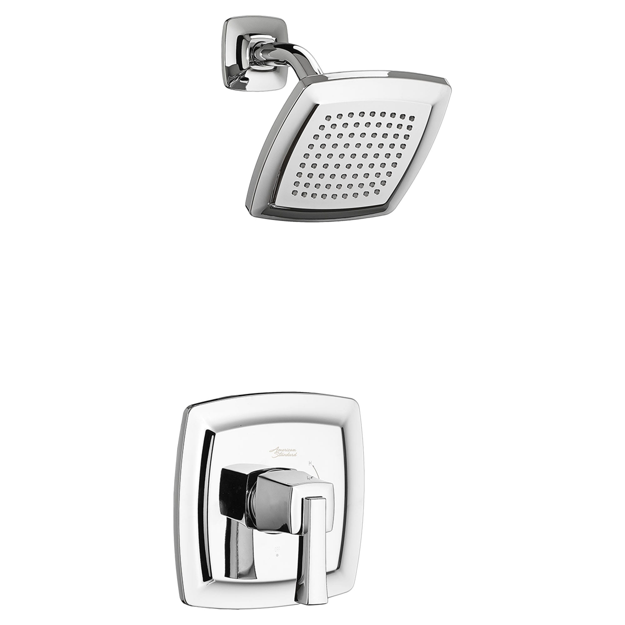 Townsend 175 gpm 66 L min Shower Trim Kit With Water Saving Showerhead Double Ceramic Pressure Balance Cartridge With Lever Handle CHROME